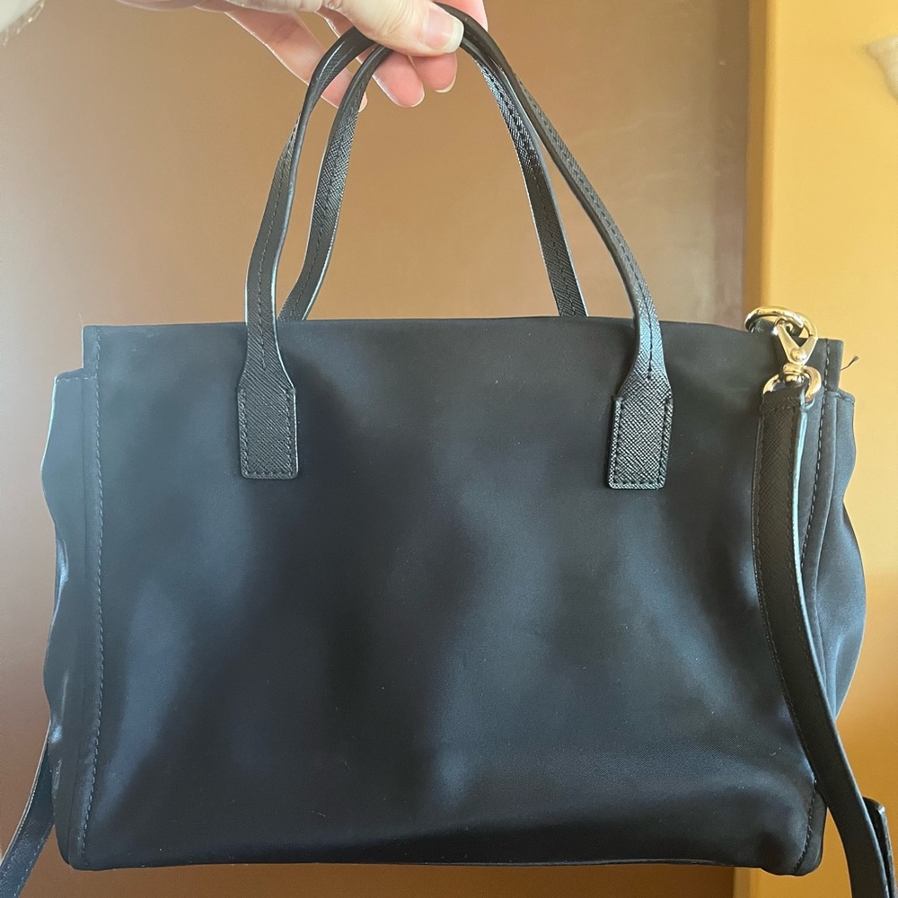 EUC: Kate Spade Blake Avenue Loden Nylon Crossbody Handbag - Black - Picture 5 of 9